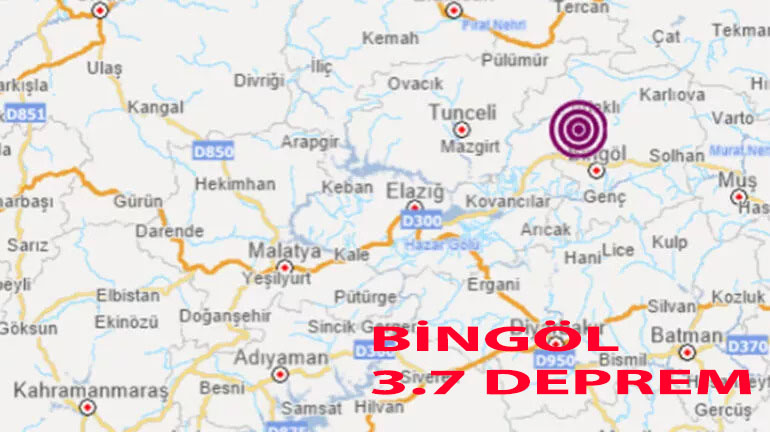 Bingöl 3.7 Deprem